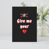 Pirate en harten (Staand voorkant)