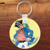 Pirate en Parrot Sleutelhanger (Voorkant)
