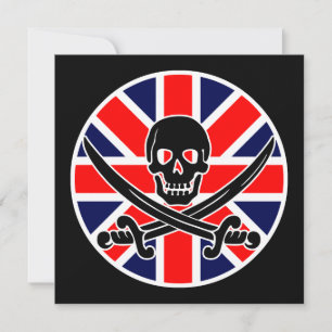 pirate engelse vlag kaart