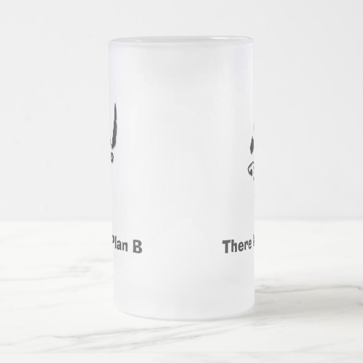 Pirate Er is geen plan b Matglas Bierpul (Center)