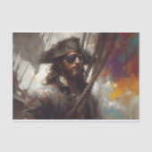 Pirate Eye Patch Decoupage Tissuepapier (Voorkant)