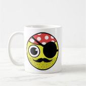 Pirate Face Coffee Mok (Links)