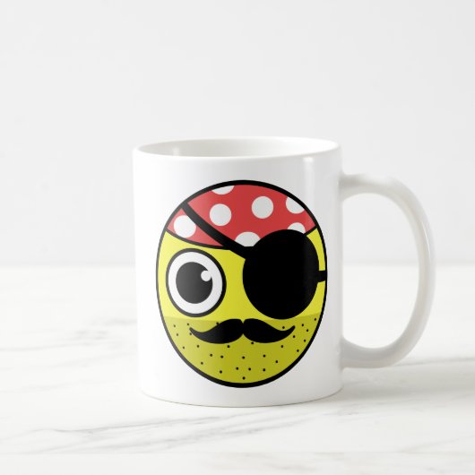 Pirate Face Coffee Mok (Rechts)