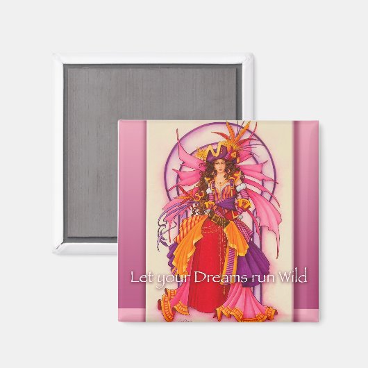 Pirate Faery Magnet (Voorkant / Achterkant)