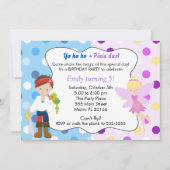 Pirate Fairy Birthday Invitation Kaart (Voorkant)