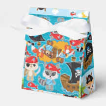 Pirate Favor Box Animal Crew