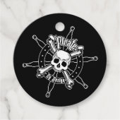 Pirate Favoriet Tag Bedankjes Labels (Voorkant)