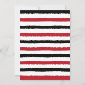 Pirate First Birthday Invitation Kaart (Achterkant)