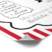 Pirate First Birthday poster voor een jongen (Hoek)