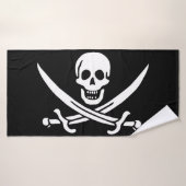 Pirate Flag Badhanddoek (Badhanddoek)