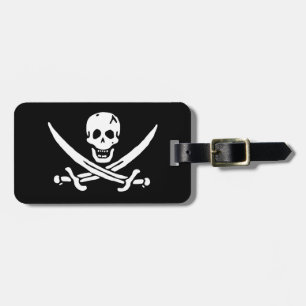 Pirate Flag Bagagelabel