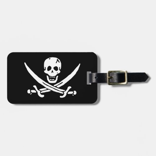 Pirate Flag Bagagelabel (Voorkant horizontaal)