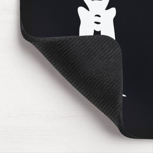 Pirate Flag Blackbeard Edward Teach Muismat (Hoek)