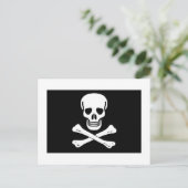 Pirate Flag Briefkaart (Staand voorkant)