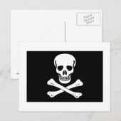 Pirate Flag Briefkaart (Voorkant / Achterkant)