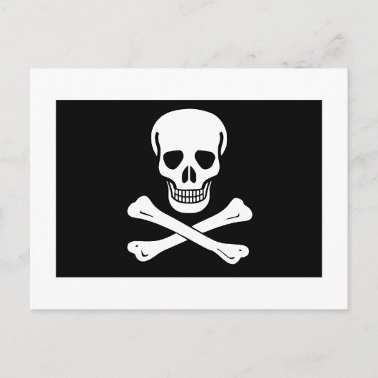Pirate Flag Briefkaart (Voorkant)