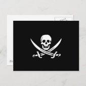 Pirate Flag Briefkaart (Voorkant / Achterkant)