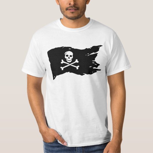 PIRATE FLAG DAD MANNEN T-SHIRTS (Voorkant)