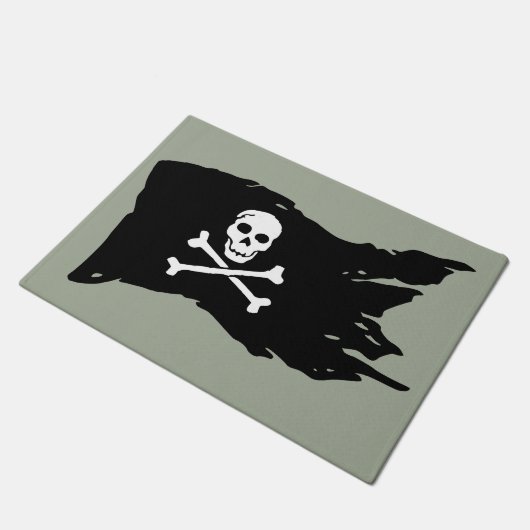 Pirate Flag Deurmat (Schuin)