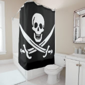 Pirate Flag Douchegordijn (In situ)