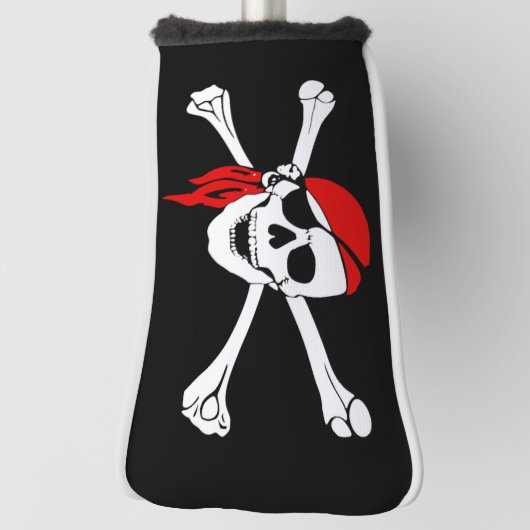 Pirate Flag Golf Head Hoesje Golfheadcover (Draai 90)