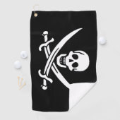 Pirate Flag Golfhanddoek (Insitu)
