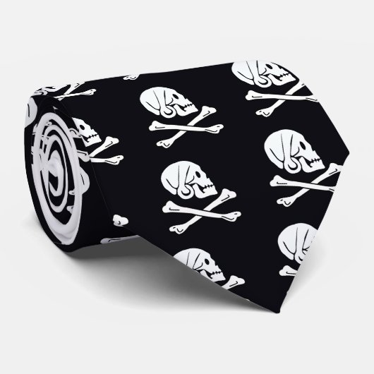 Pirate Flag Henry Elk Stropdas (Opgerold)