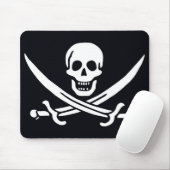 Pirate Flag Jack Rackham Muismat (Met muis)