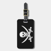 Pirate Flag Jolly Roger Bagage Label (Voorkant verticaal)