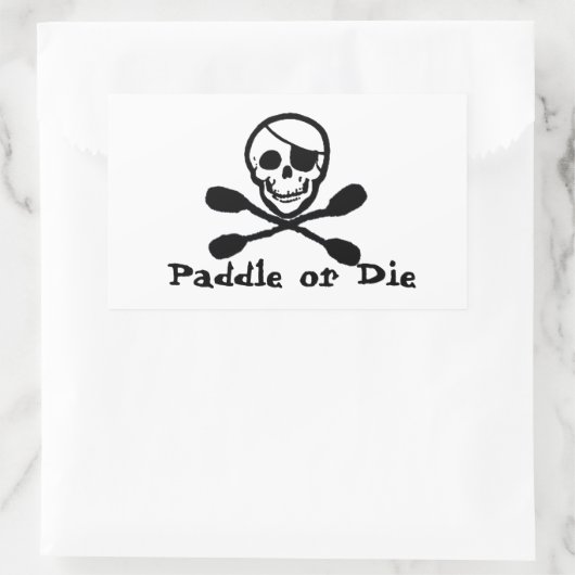 Pirate Flag Kajak Sticker (Tas)
