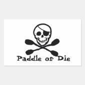 Pirate Flag Kajak Sticker (Voorkant)