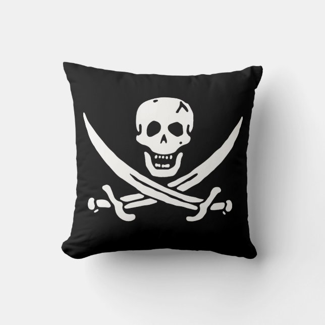 Pirate Flag Kussen (Voorkant)