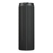 Pirate Flag Naam Zwart Thermische Tumbler Thermosbeker (Achterkant)