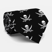 Pirate Flag Necktie Stropdas (Opgerold)