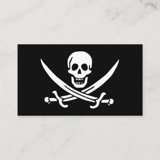 Pirate Flag of Jack Rackham Visitekaartje (Voorkant)