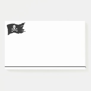 Pirate Flag Post merkt op Post-it® Notes