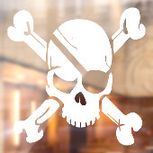 Pirate Flag Raamsticker (Vel 2)
