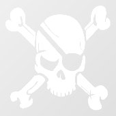 Pirate Flag Raamsticker (Vel)