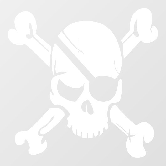 Pirate Flag Raamsticker (Vel)