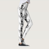 Pirate Flag Skull en Crossbones Jolly Roger Leggings (Rechts)