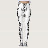 Pirate Flag Skull en Crossbones Jolly Roger Leggings (Voorkant)