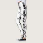 Pirate Flag Skull en Crossbones Jolly Roger Leggings (Links)