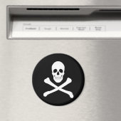Pirate Flag (Skull en Crossbones) (Jolly Roger) Magneet (Insitu (Vaatwasser))