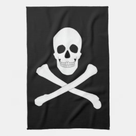 Pirate Flag (Skull en Crossbones) (Jolly Roger) Theedoek