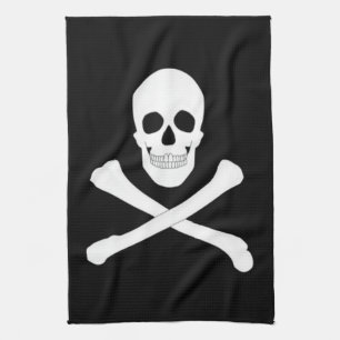 Pirate Flag (Skull en Crossbones) (Jolly Roger) Theedoek