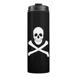 Pirate Flag (Skull en Crossbones) (Jolly Roger) Thermosbeker