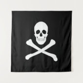Pirate Flag (Skull en Crossbones) (Jolly Roger) Wandkleed (Voorkant)