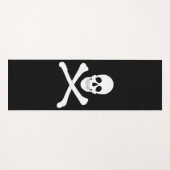 Pirate Flag (Skull en Crossbones) Yogamat (Voorkant (horizontaal))
