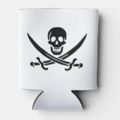 Pirate Flag Skull gekruist zwaarden Blikjeskoeler (Voorkant)