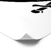 Pirate Flag Skull gekruist zwaarden Poster (Hoek)